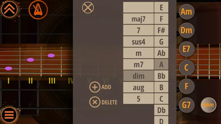 Acoustic Guitar android App screenshot 3